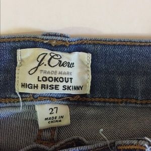 JCrew High Rise Skinny Blue - Light wash - Size 27